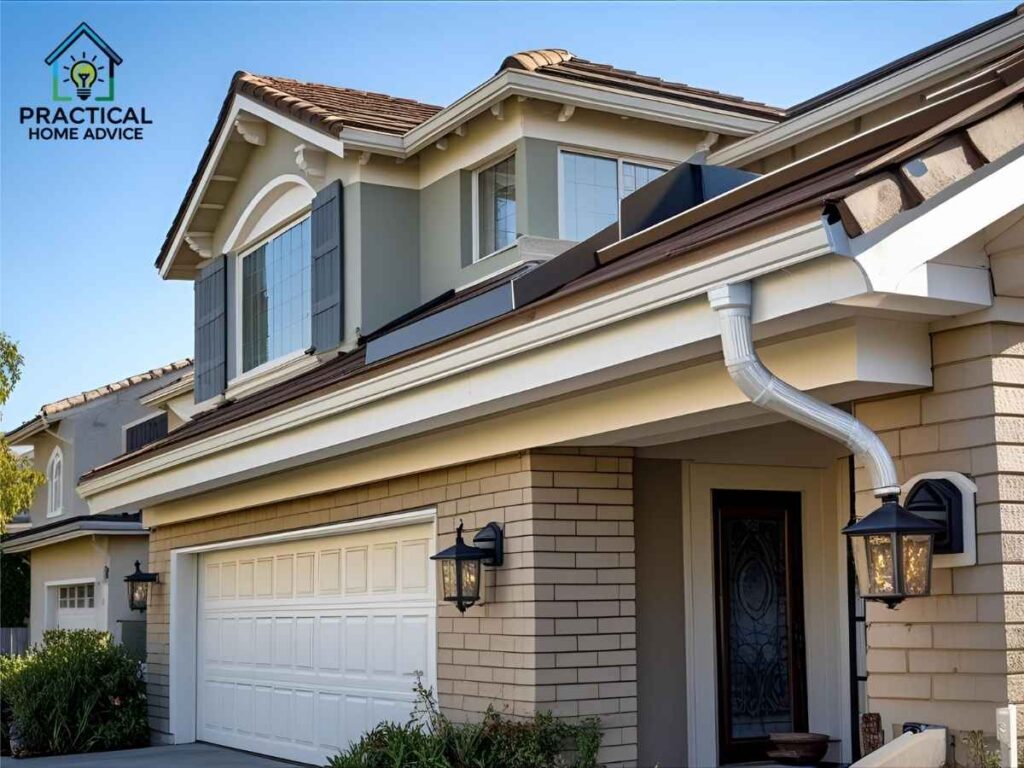 Sunnyside Gutter Downspout Extensions: Your Los Angeles Home’s Rainy-Day Hero 2 Los Angeles residential house with newly installed Sunnyside gutter downspout extension