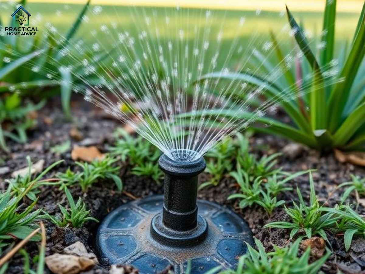 Fixing Sprinkler Head Leaks in Rancho Bernardo Yards, Los Angeles