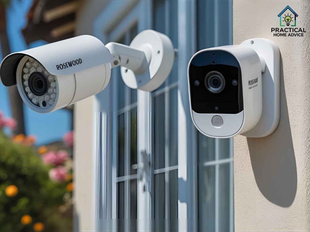 Home security cameras and sensors installed in Rosewood, Los Angeles